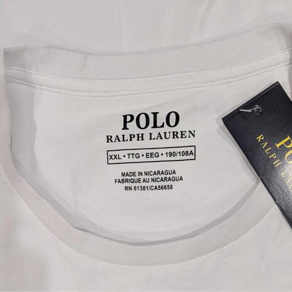 Polo Ralph Lauren Performance T-shirt XXL White Polo Bear - Picture 3 of 4